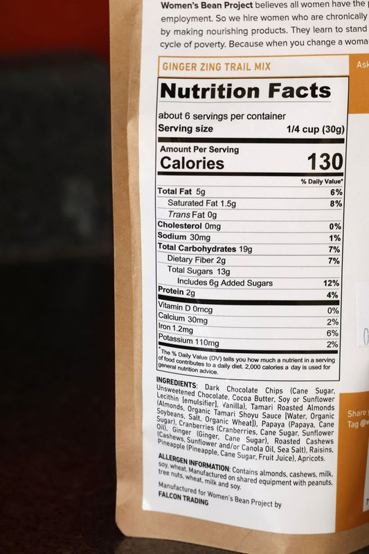 Ginger Zing Trail Mix