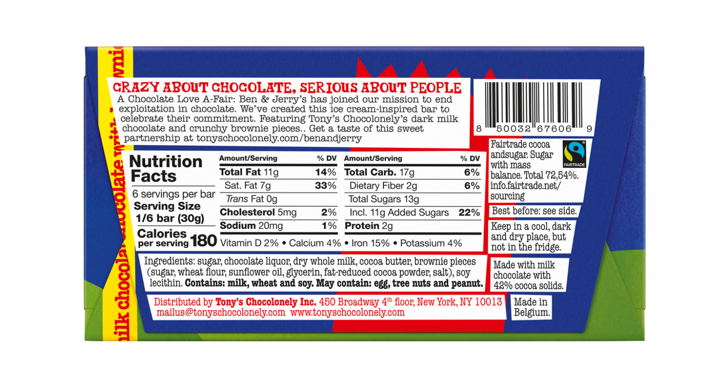 Dark Milk Chocolate with Brownie Bar