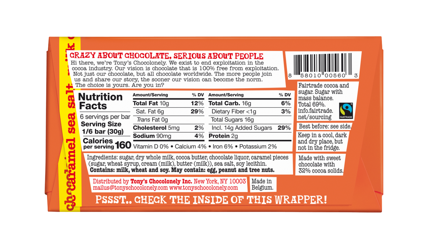 Milk Chocolate Caramel Sea Salt Bar