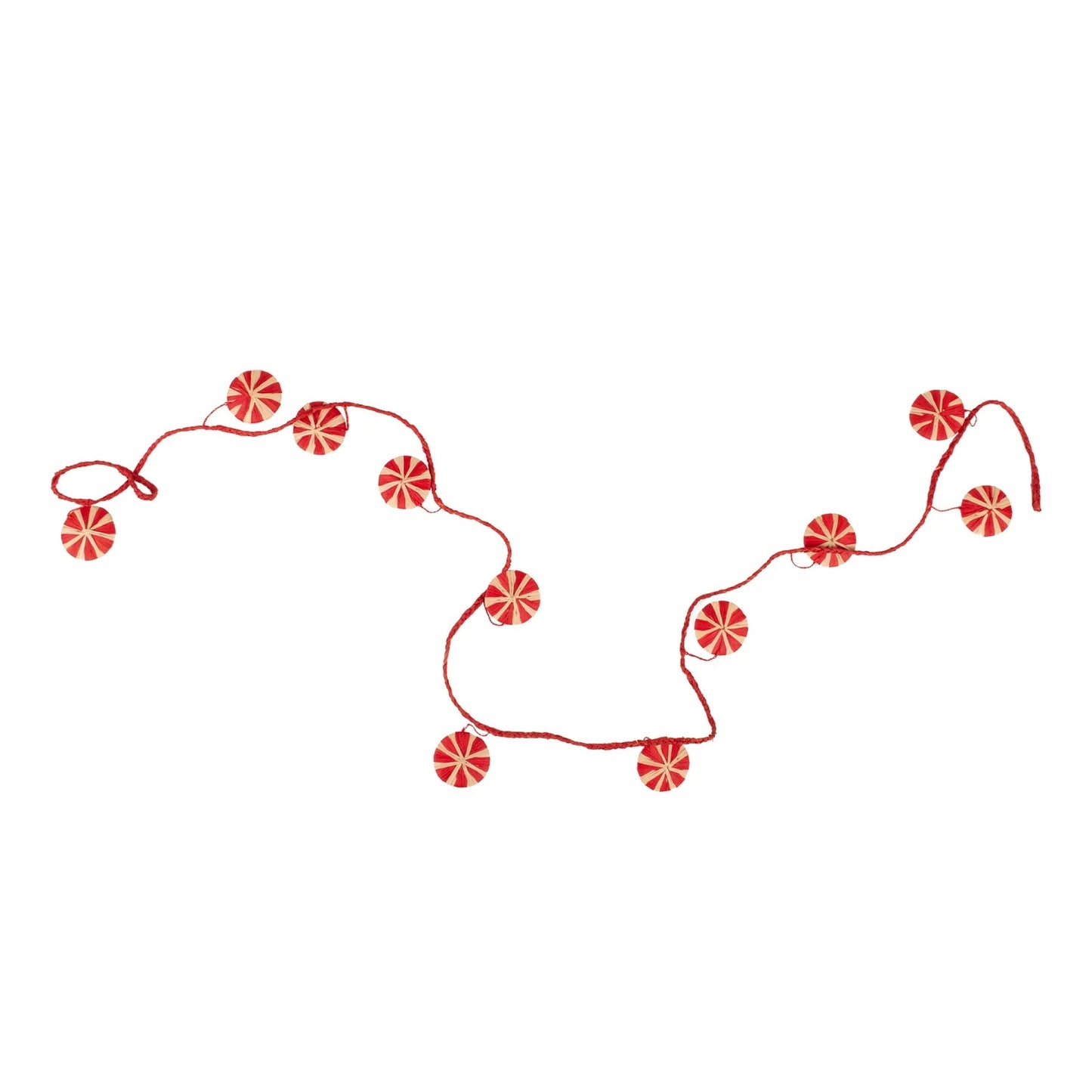 72" Peppermint Garland