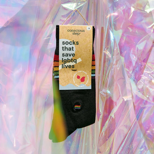 ~LGBTQ Socks Small Classic Stripe