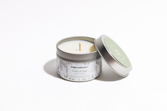 Cedar & Sage Soy Candle 4OZ