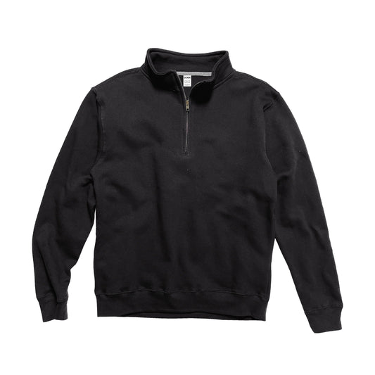 1/4 Zip Fleece Pullover - Black