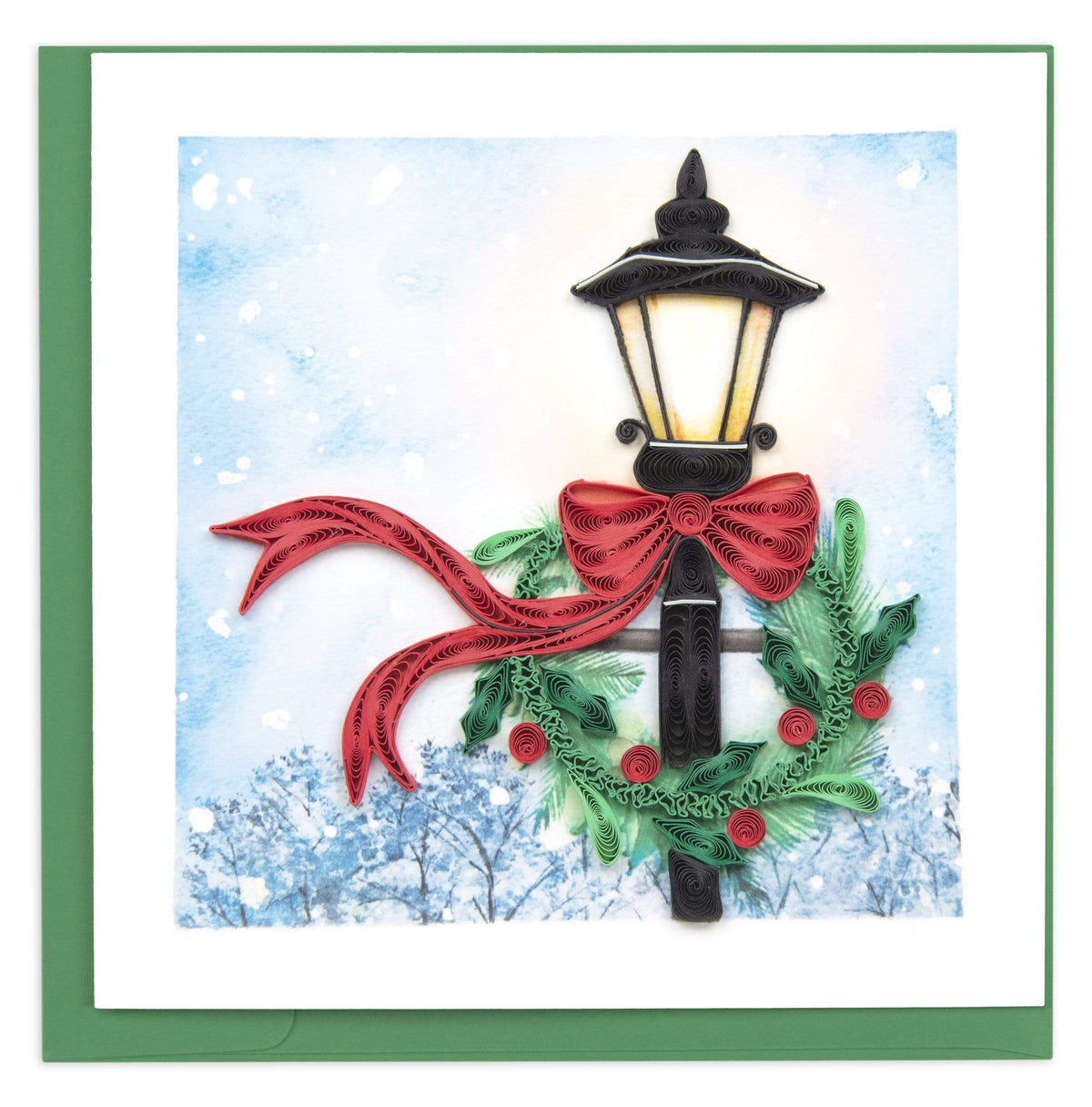 Holiday Lamp Post Card