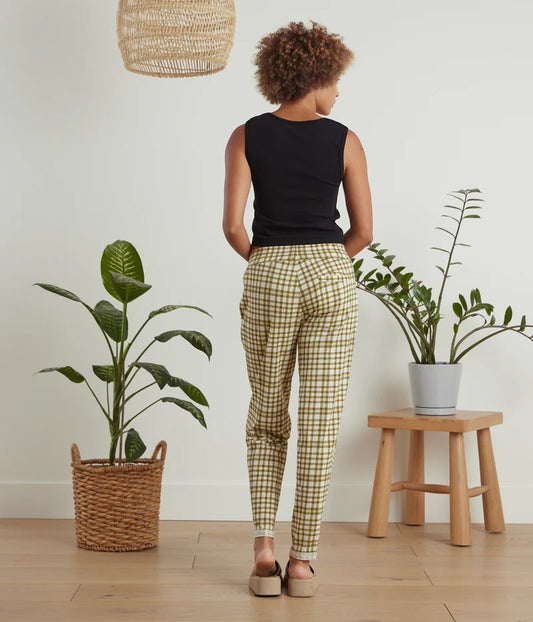 Sequoia Pant - Olive Plaid