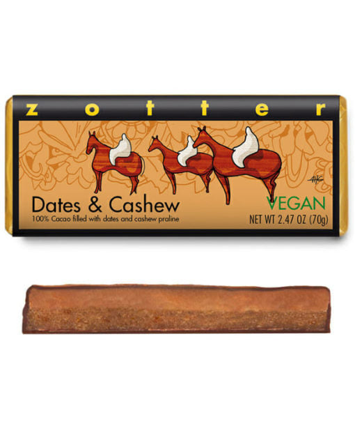 Dates & Cashew Vegan Chocolate