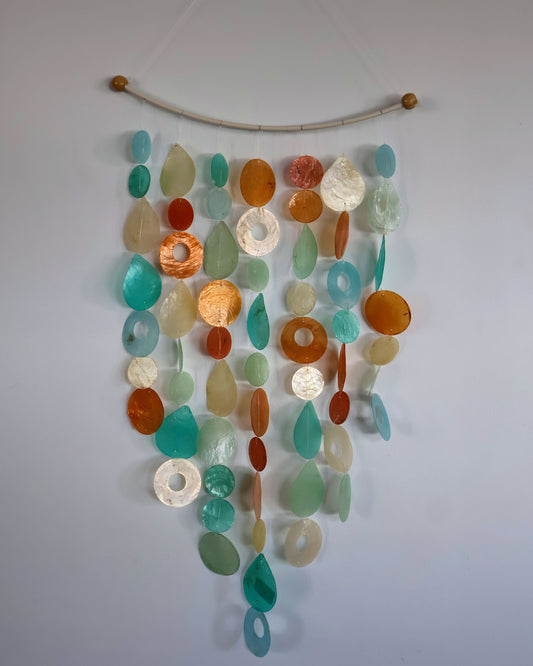 Tropical Flowers Inverted Arch Capiz