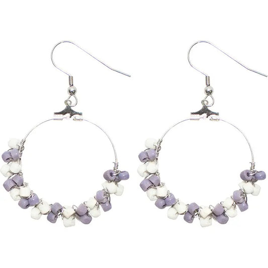 Drift Earrings - Purple