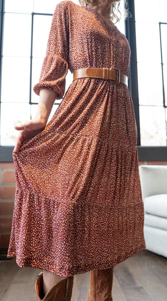 Pebbles Fall Tier Dress