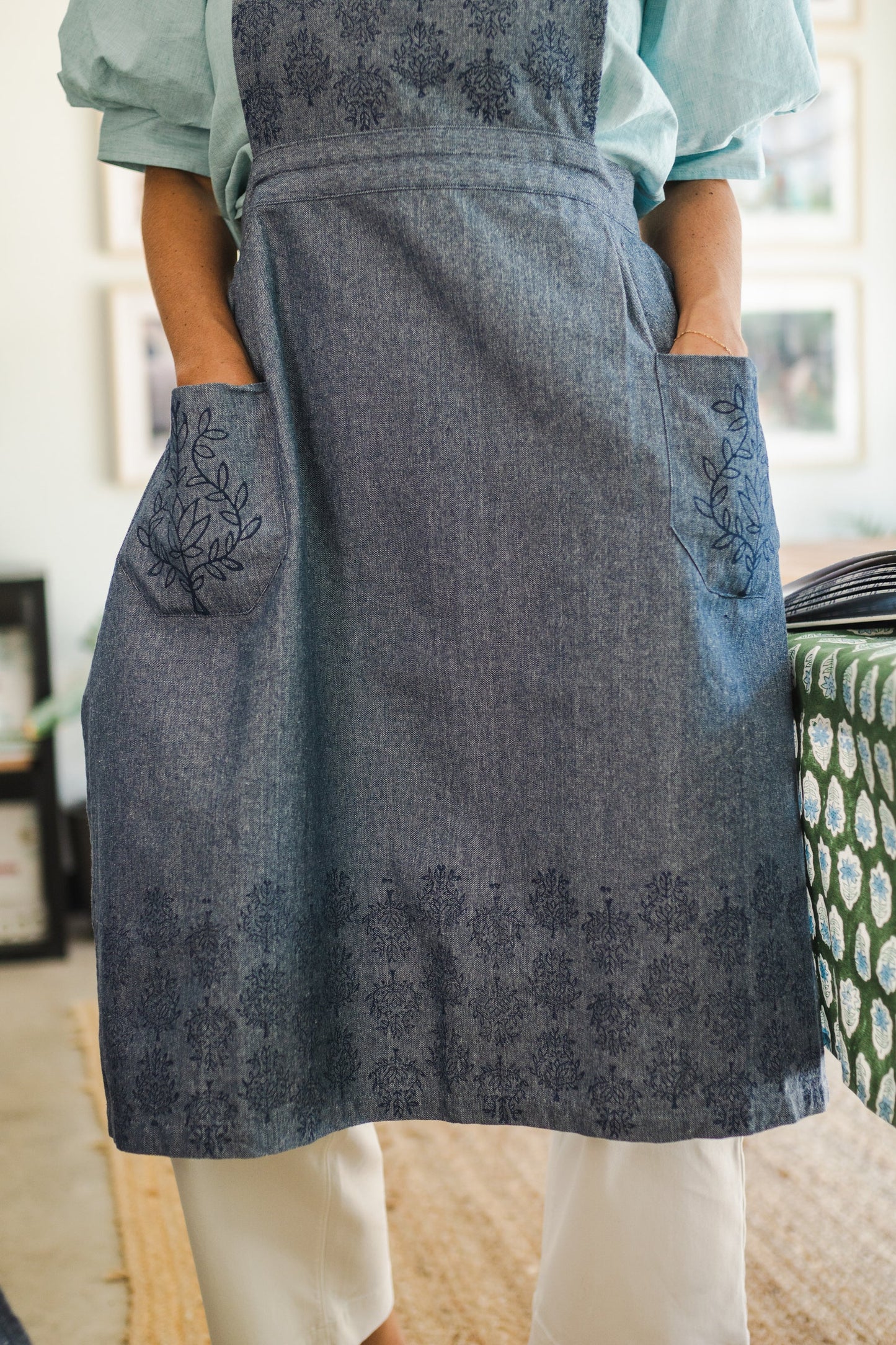 Midnight Lotus Apron