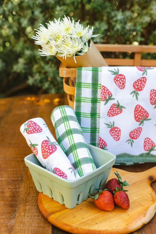 Strawberry Tea Towel