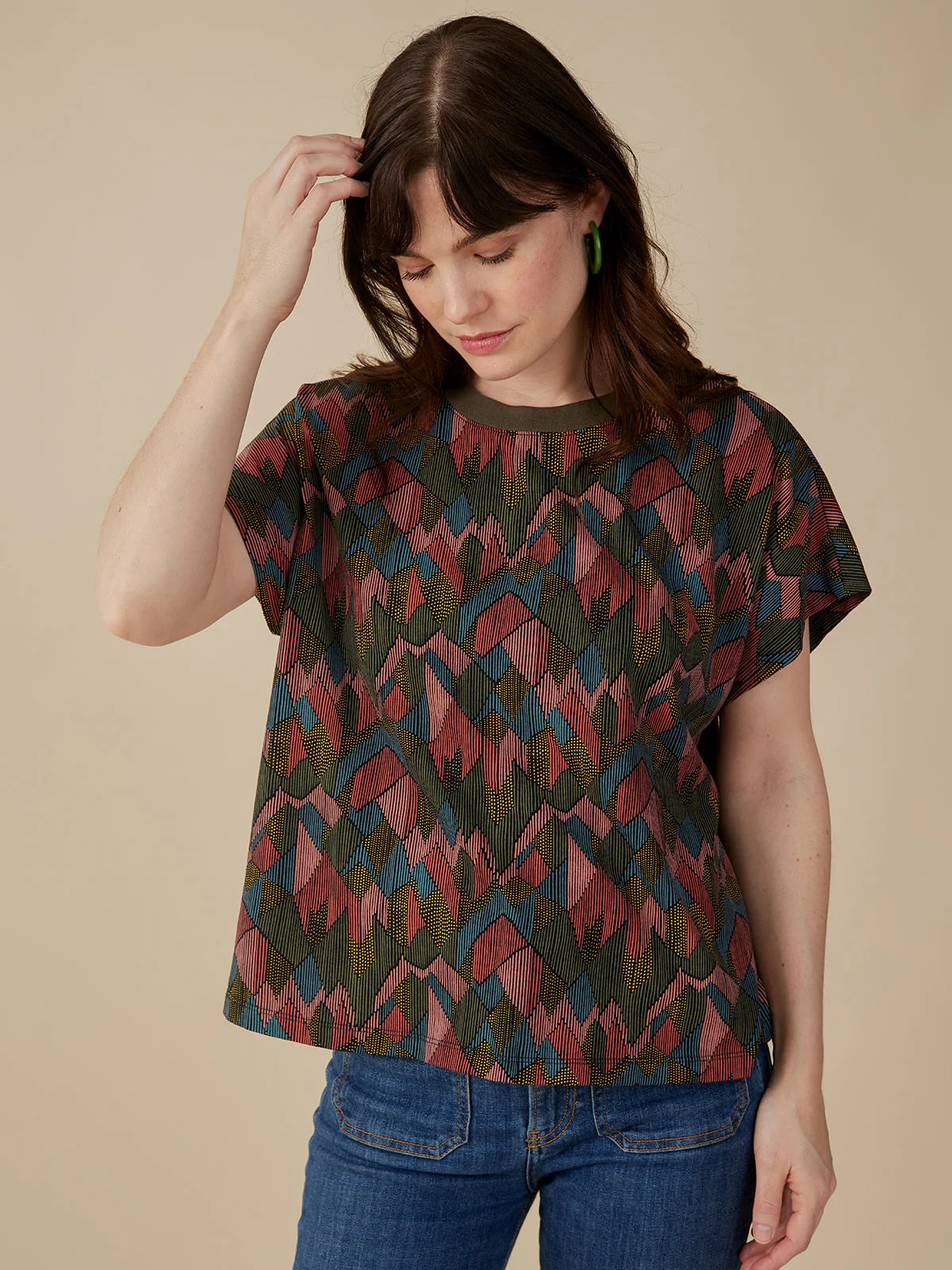 Caitlin Top - Geo Jewels