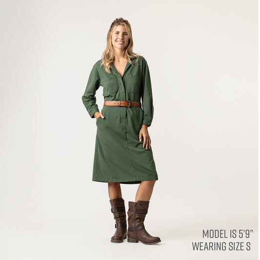 Workwear Dress - Pine