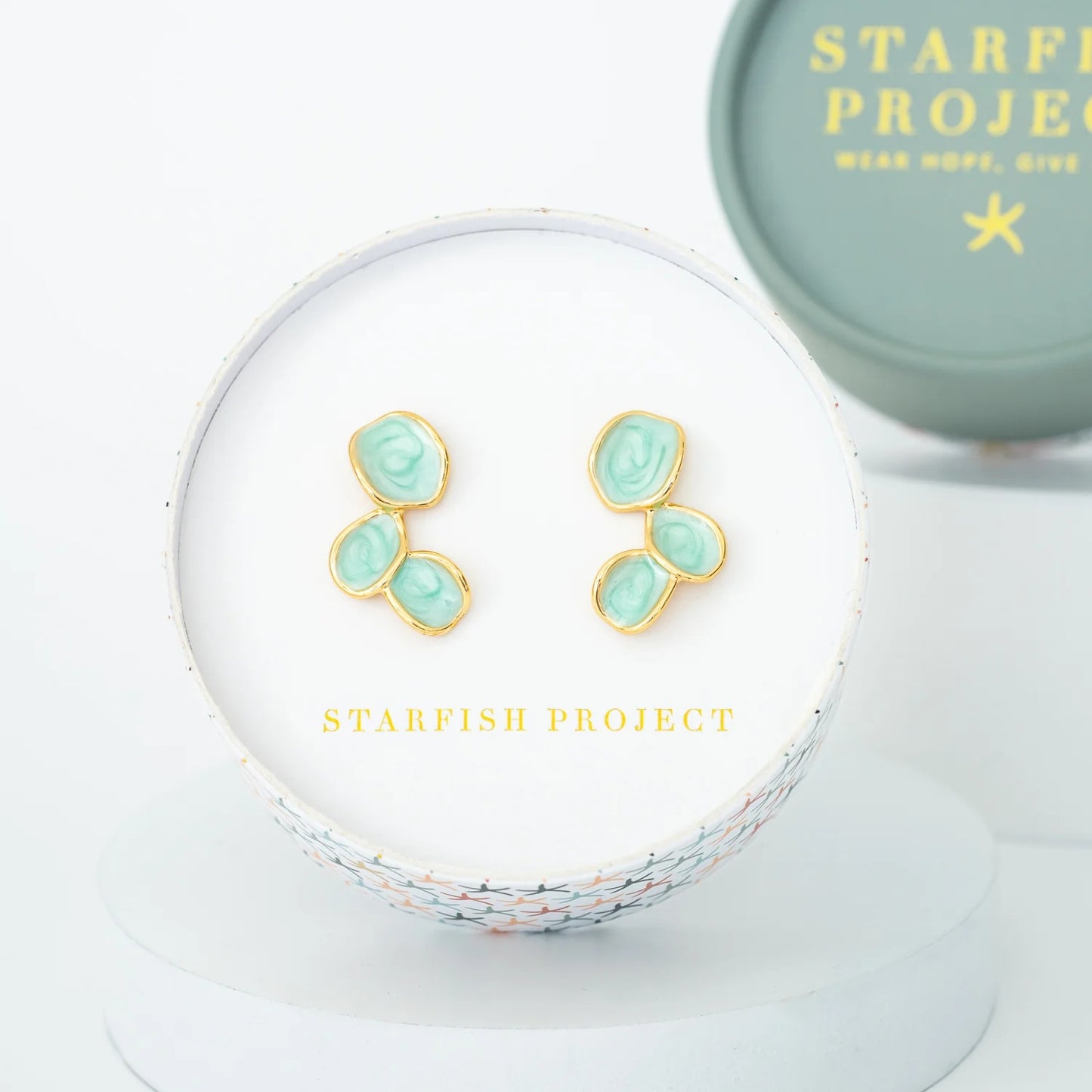 Hope Echo Earrings - Mint