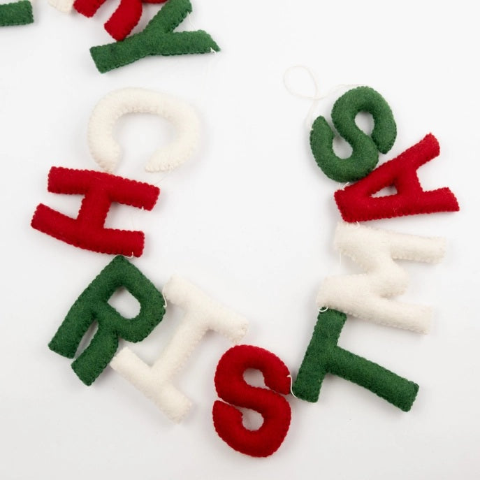 Merry Christmas Garland