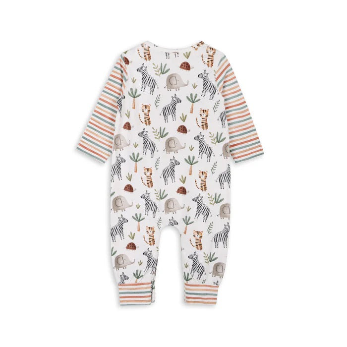 Savannah Animals Baby Jumpsuit