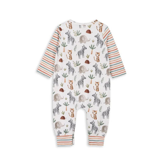 Savannah Animals Baby Jumpsuit
