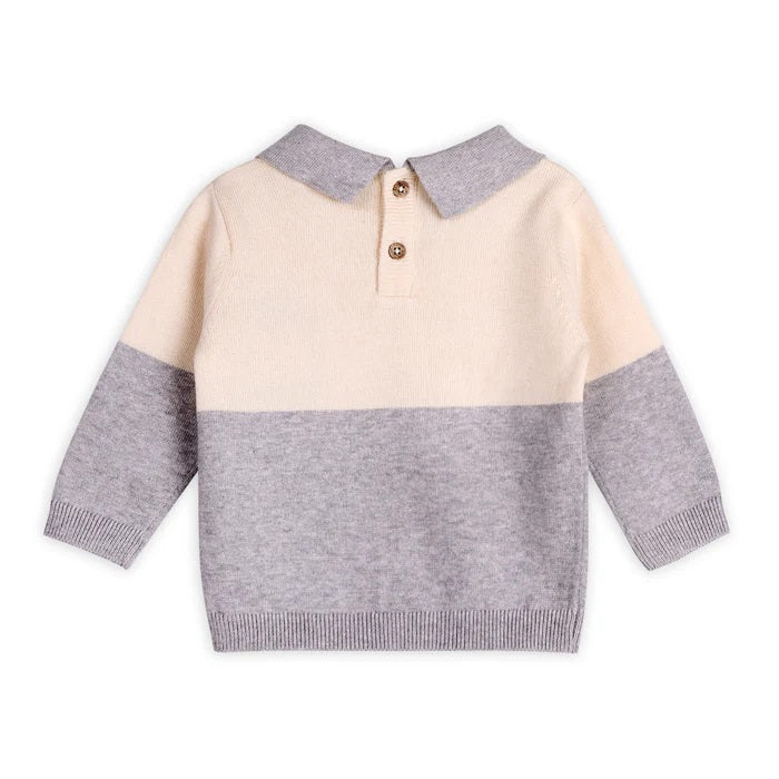 Cuddly Bear Applique Sweater