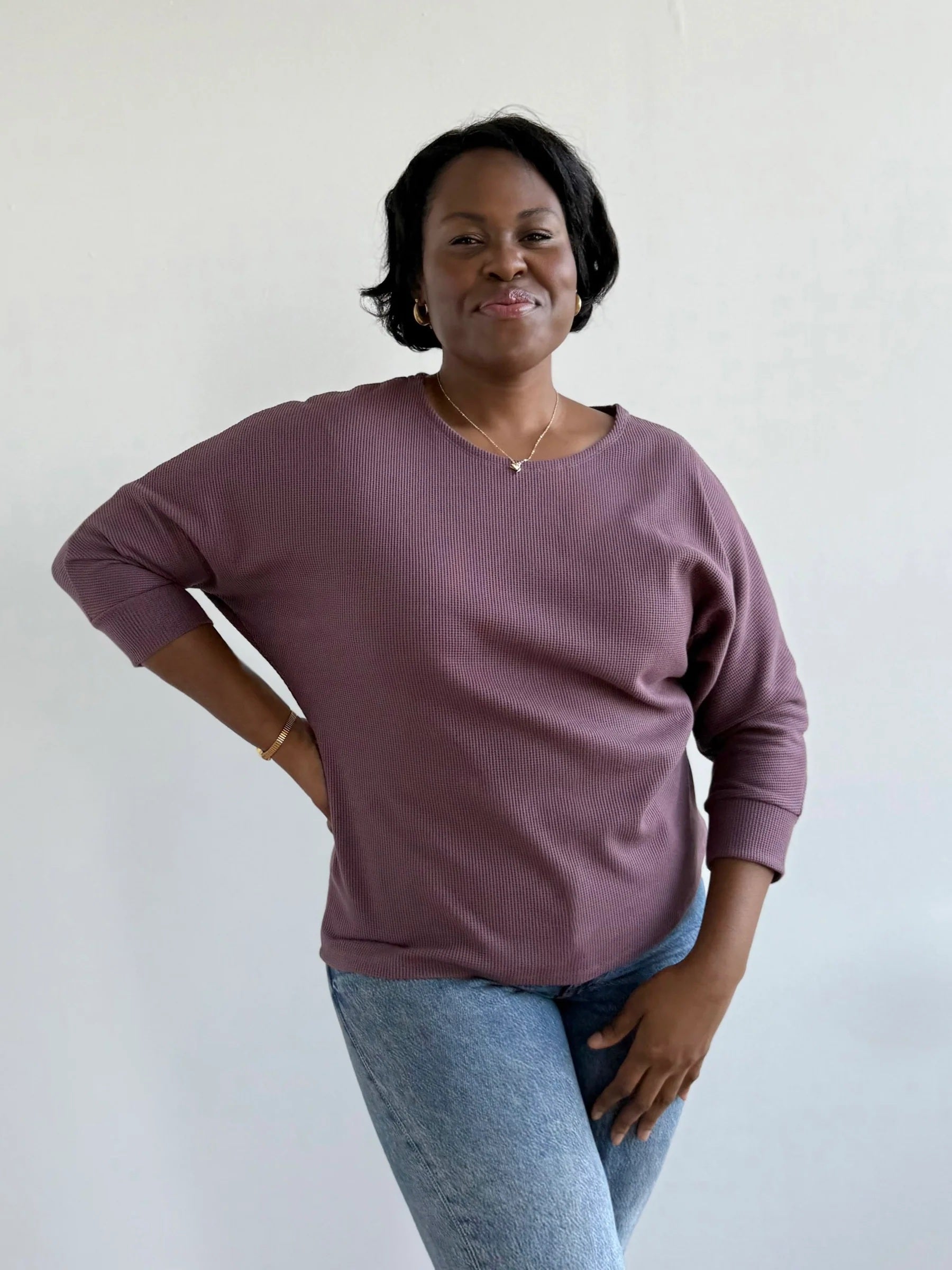 Tenley Top - Plum Shadow