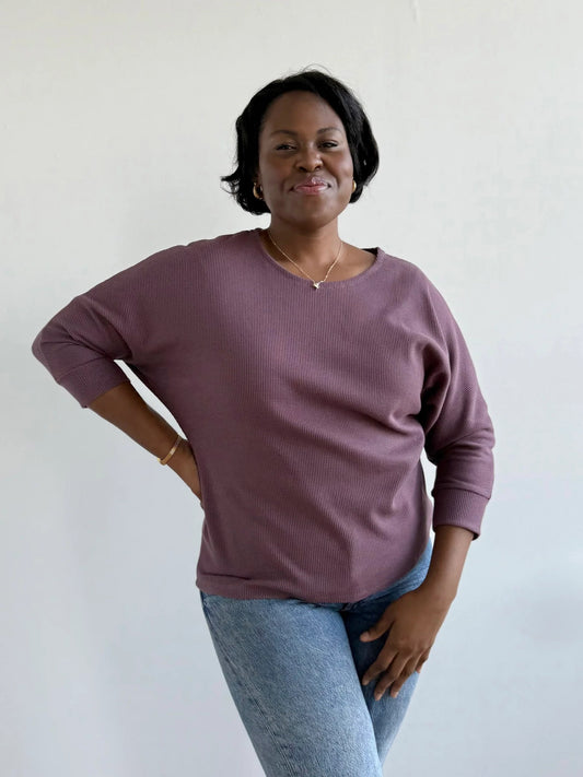 Tenley Top - Plum Shadow