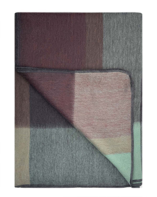 Plaid Alpaca Throw - Twilight