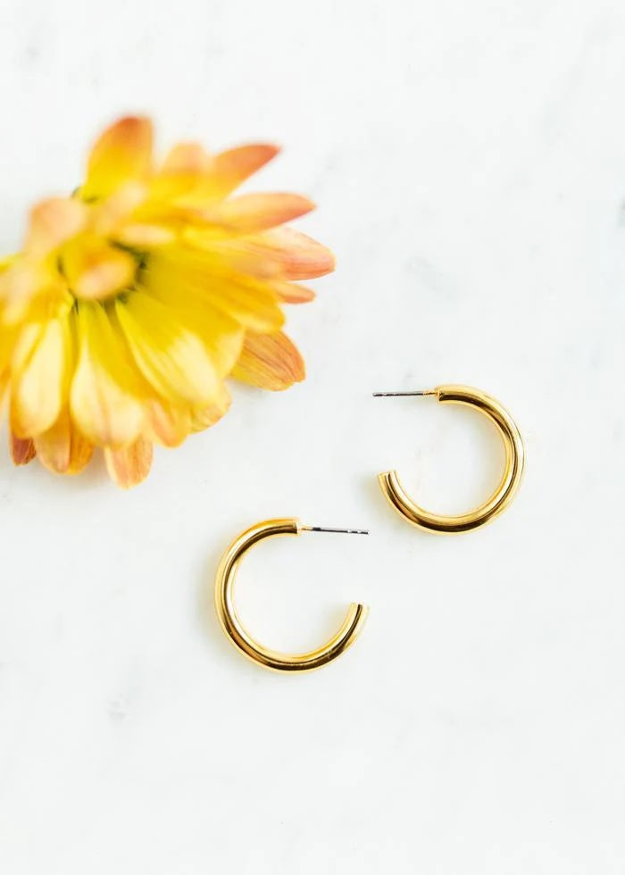 Chunky Hoops - Gold