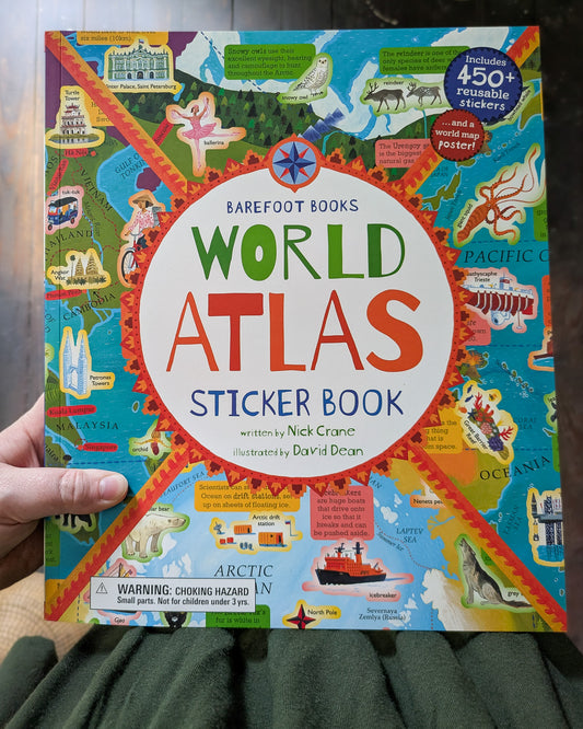 World Atlas Sticker Book