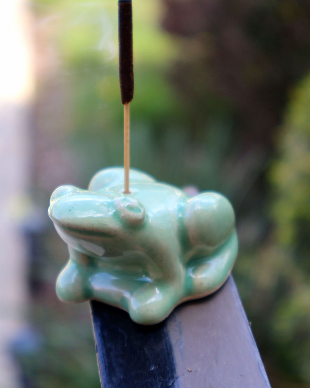 Ceramic Frog Incense Holder