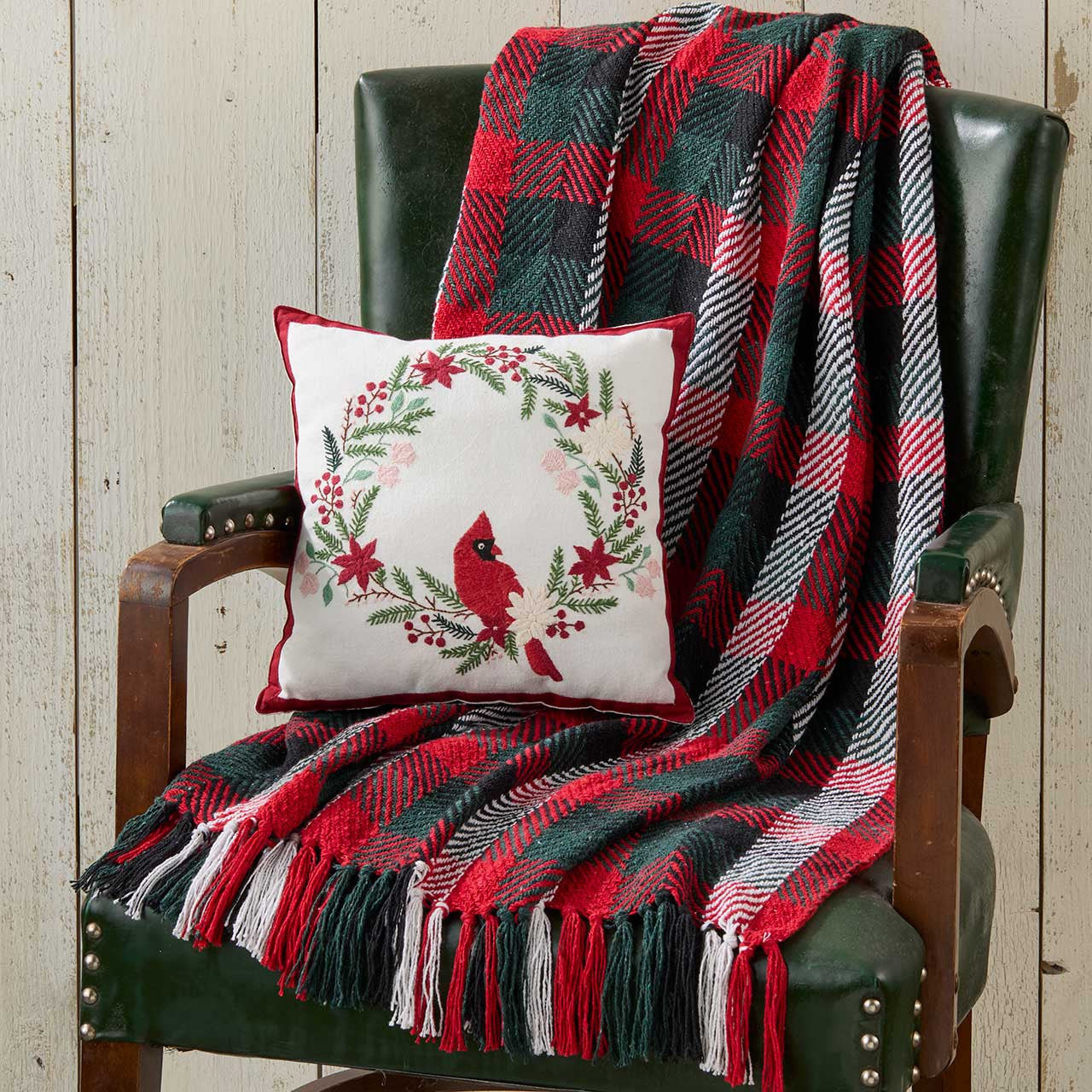 Fireside Plaid Rethread Throw