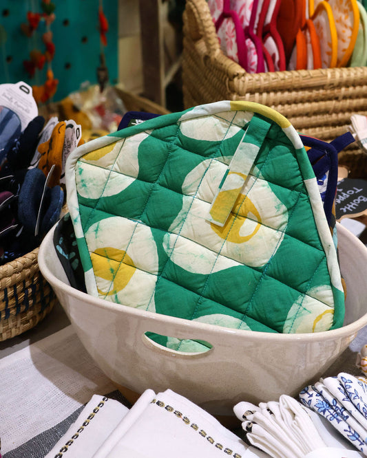 Potholder Eggs - Green