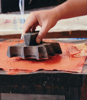 Harvest Gold Gingham Camera Bag