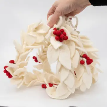 White Mistletoe Garland