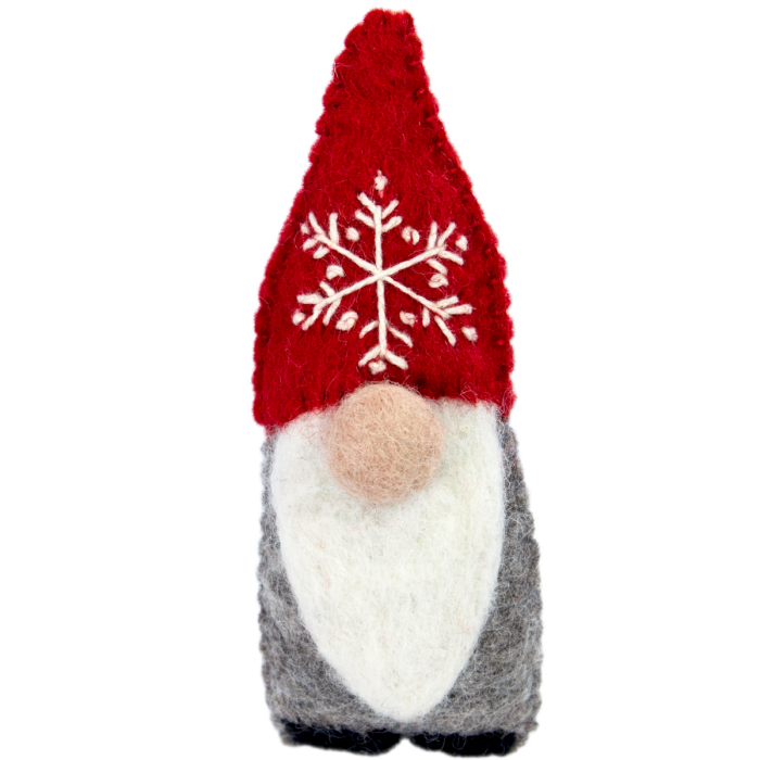 Snowflake Gnome Ornament