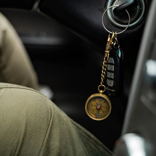 Compass Keychain