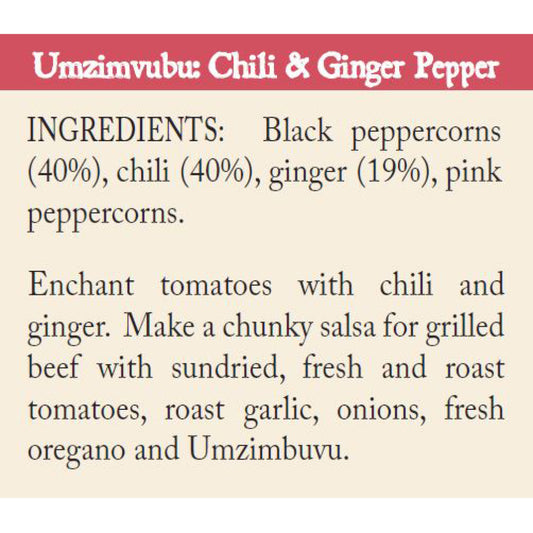 Chili & Ginger Pepper