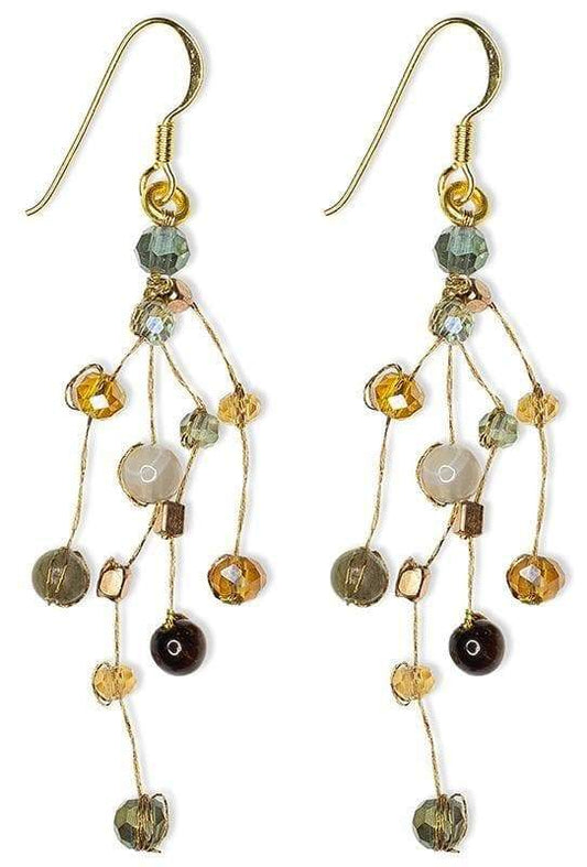 Reena Earrings - Lichen