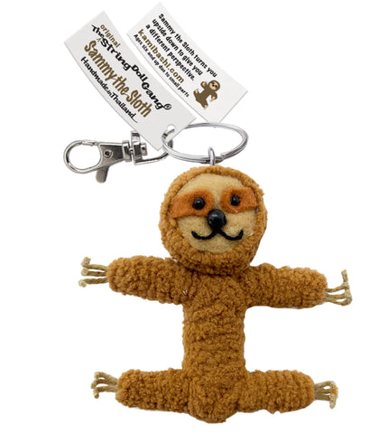 Sammy the Sloth Keychain
