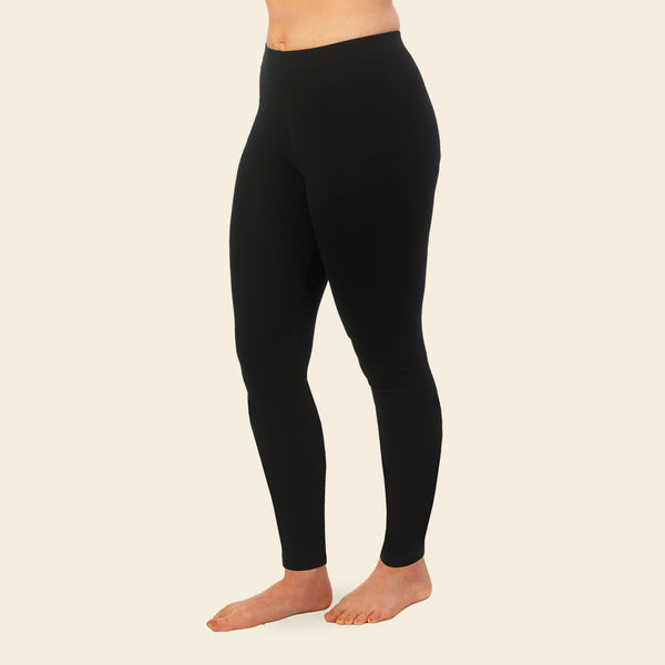 Cuddl Duds ClimateRight Plush Warmth Legging(XS, Black) at  Women's  Clothing store