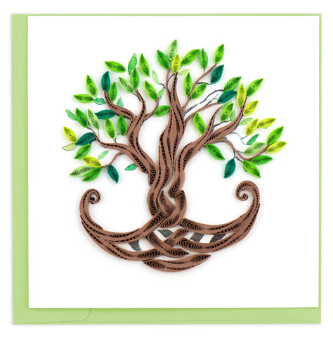 Quilled Tree of Life Card