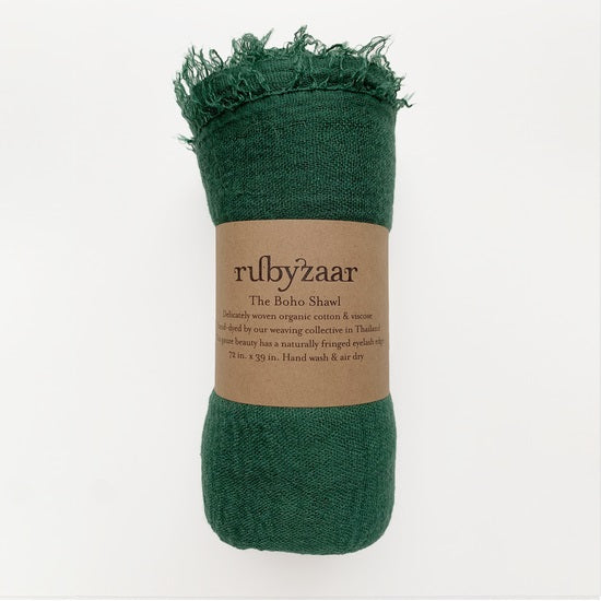 Boho Shawl - Spruce