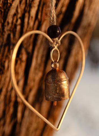 Air Element Bell Chime - Heart