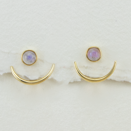 Healing Crescent Earrings