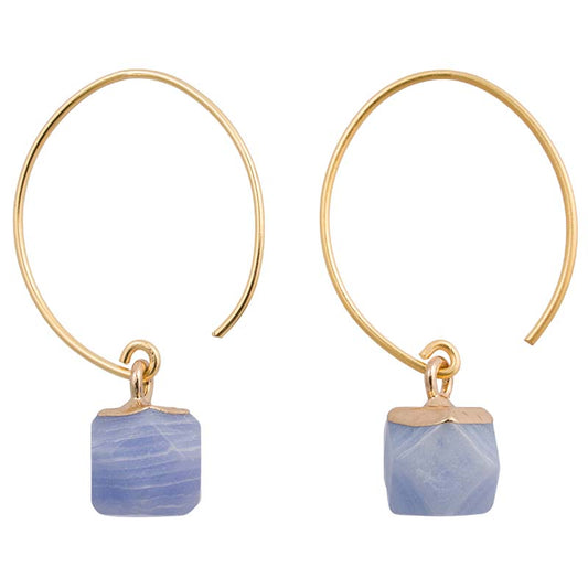 Clara Earrings in Elderberry