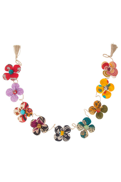 Recycled Sari Flower Garland