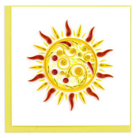 Quilled Sun Card