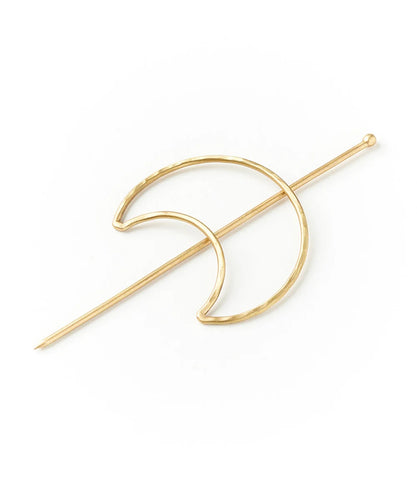 Indukala Crescent Moon Hair Slide