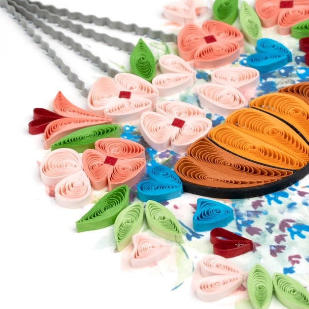 Mother's Day Hanging Flower Basket Card