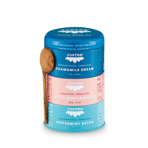 Herbal Tea Trio Tin & Spoon