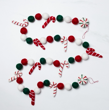 Candy Cane Garland