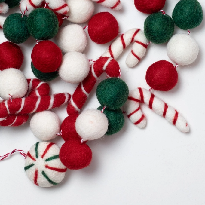 Candy Cane Garland